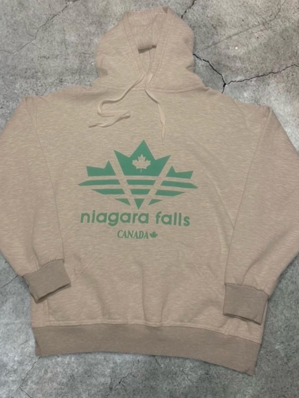 Niagara Falls Canada Grey &
Green Hoodie
